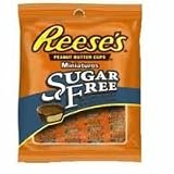 Reeses Sugar Free Peanut Butter Cups Miniatures - 3.3 Oz/ Pack, 12 ea