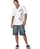 Marc Ecko - Ecko Carved out Denim Shorts & Emergent Polo