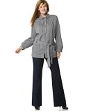 Style&co. Plus Size Belted Jacket & Boot-Cut Jeans, Rinse Wash