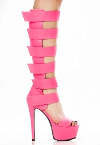 Strap To It Neon Gladiator Heels