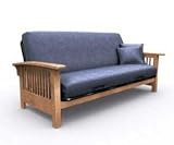 200 Thread Count 50/50 Cotton/Poly Blend Solid Color Futon Covers
