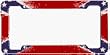 Confederate Flag Frame (Plastic)