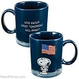 Vandor 12-Ounce Decal Mug, Peanuts Space