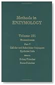 Biomembranes, Part V: Cellular and Subcellular Transport: Epithelial Cells, Volume 191: Volume 191: Biomembranes Part V (Methods in Enzymology)