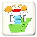 Florene Childrens Art II - Cute Jack In the Box - Light Switch Covers - double toggle... by 3D Rose