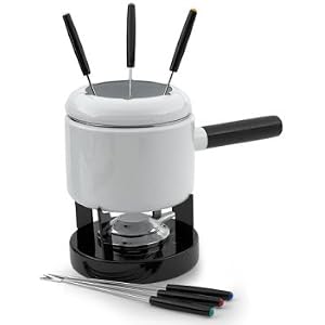 Roshco White Meat Fondue Pot 2 Qt. by 