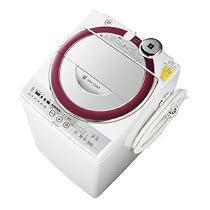 シャープ 8.0kg 洗濯乾燥機（レッド系）プラズマクラスター洗濯機 ES-TG830-R