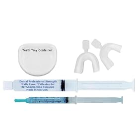 Complete Optimized 22% Professional Teeth Whitening Kit with New FCP Enamel Booster Gel By Watts Power White
