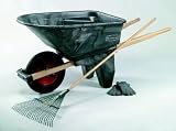 Outdoor Living : Durvet Rubbermaid Contractor Wheelbarrow Gray 6.5 Cubic Feet - 5658-61