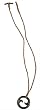 BICO AUSTRALIA JEWELRY (SR13) FERNLINGS - Comes with a Generic 18 inch (to 20in) Adjustable 4mm Black Rubber Necklace.