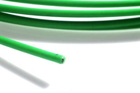 Loos & Co. Vinyl Coated Galvanized Steel Wire Rope 3/16 Natural 7x7 920lb Strength #GC09 100'L