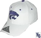 NCAA Kansas State Wildcats S White One Fit Cap- Adult 6 5/8 to 7 1/8