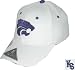NCAA Kansas State Wildcats S White One Fit Cap- Adult 6 5/8 to 7 1/8