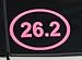 26.2 Vinyl Sticker (Light Pink)