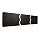 Tough Guy Polyurethane Anti-Fatigue and Anti-Slip Interlocking Mat, Right Section, Black