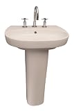Barclay Zen 8-Inch Widespread Pedestal Sink