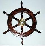 Wood Ship Wheel 24