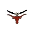 Texas Longhorns Logo Pendant Rubber Necklace - NCAA College Athletics Fan Shop Sports Team Merchandise