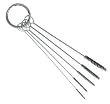 3.5" Nylon Precision Brush Set for Cleaning Airbrushes, Spray Guns, & Tattoo Tube Tip