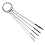3.5" Nylon Precision Brush Set for Cleaning Airbrushes, Spray Guns, & Tattoo Tube Tip