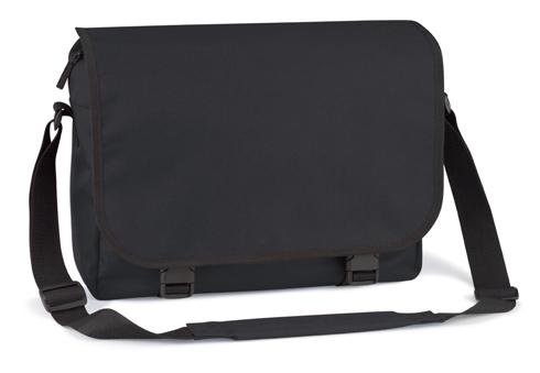 Original Bag Base Messenger Bag / Kuriertasche / Umhängetasche mit Schultergurt und Reissverschlusstaschen in Schwarz