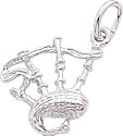 Bagpipes Charm by Rembrandt Charms
