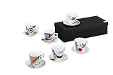 Produkt-Bild: Zeller 26506 Cappuccino-Set, 12-teilig, "Faces", Porzellan