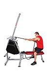 Marpo Kinetics VMX Functional Rope Trainer with Adjustable Angles, White/Burgundy