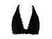 JLO by Jennifer Lopez Black or Pink Reversible Halter Swimsuit-top L