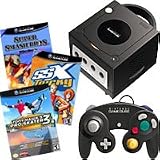 Nintendo GCBLACKBUN Black GameCube Bundle w/ Controller & 3 Games