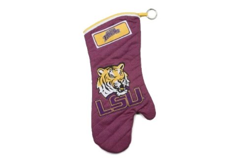 Pack of 2 Premium NCAA Apparel LSU Tigers Grilling Mitt Accessories