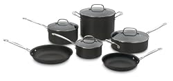 Cuisinart Chef's Classic Nonstick Hard-Anodized 10-Piece Cookware Set