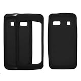 Black Soft Silicone Gel Skin Cover Case for LG Xenon GR500 [Accessory Export Packaging]