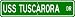 USS TUSCARORA ATA 245 Street Sign - Navy