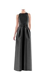 Jeweled Belted Satin Evening Dress/Homecoming Dress/Prom Dress/Party Dress 