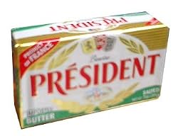 President Imported SALTED Butter, 7oz (199g)