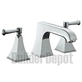Kohler K-T469-4S-CP Memoirs Deck-Mount Bath Faucet Trim with Stately Design, Polished Chrome