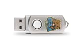 Centon UCLA Bruins DataStick Twist 2 GB USB 2.0 Flash Drive DSTC2GB-UCLA