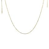 10K 18 2GM Box Chain Necklace 18