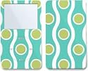 Atomic Blue Design Skin Decal Sticker for Apple iPod video 30GB/ 60GB/ 80GB Player