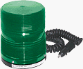 Tomar 824MB-1228 Multi Strobe Double/Quad Flash w/ Mag. Mount & 10' Coil Cord Green 12 - 28VDC