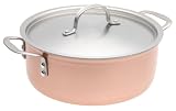 Calphalon Tri-Ply Copper 5-Quart Saucier with Stainless Lid