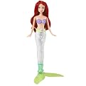 Mattel Disney Princess Sparkle and Splash Ariel Doll with Light-Up Tail