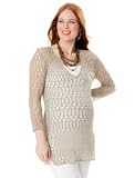 A Pea in the Pod Collection: Velvet 3/4 Sleeve Straight Fit Maternity Sweater