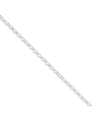 4.0 mm, Sterling Silver, Rolo Chain - 20 inch