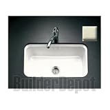 KOHLER K 5834 3U FD Bakersfield Undercounter Kitchen Sink, Cane Sugar 31Q9kHqIoxL. SL160 KOHLER K 5834 3U FD Bakersfield Undercounter Kitchen Sink, Cane Sugar