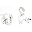 2 Sterling Silver Clip On Earrings Dangle Loop Clips