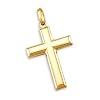 14k Yellow Gold Cross Crucifix Pendant Charm Plain