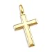 14k Yellow Gold Cross Crucifix Pendant Charm Plain
