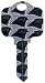Carolina Panthers Kwikset KW1 House Key